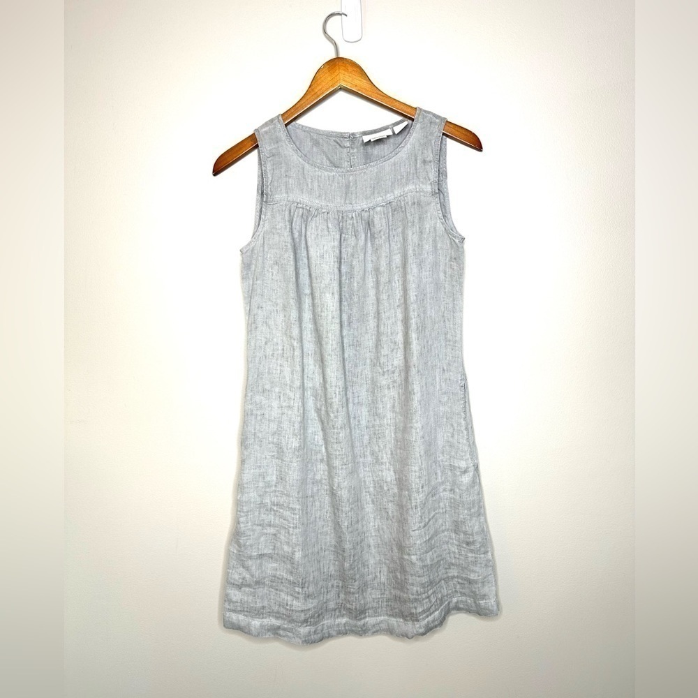 Cynthia Rowley Grey Linen Sleeveless Dress